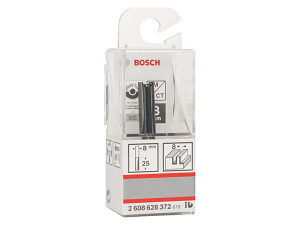Фреза пазовая, 2 лезвия Bosch d=8мм l=25,4мм НМ - фото 1
