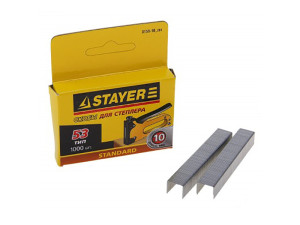 Скобы для степлера 10 мм Stayer тип 53 - фото 1