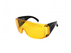 Очки защитные с дужками, желтые Champion C1008 - фото 1