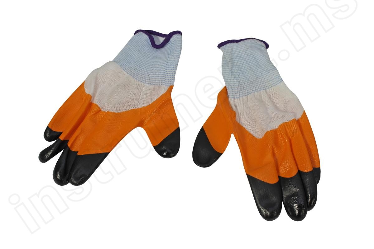 Перчатки нейлоновые с нитрилом утепленные Атлант Ноготки 30066 - Н/30075 - фото 1