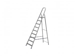 Лестница-стремянка Алюмет 9-ти ступенчатая, серия "АМ"   арт.Ам709 - фото 1
