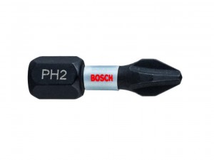 Бита 2шт. Bosch Ph2 CrMo 25мм 2608522403 - фото 1