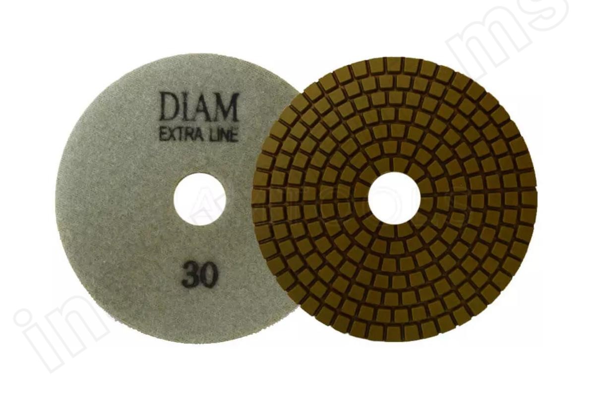 Шлифовальный круг 100х3,0мм гибкий Diam №30  Extra Line Wet   арт.000564 - фото 1