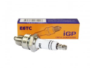 Свеча зажигания IGP E6TC GG1200/GG1300/GP40 E6TC - фото 1