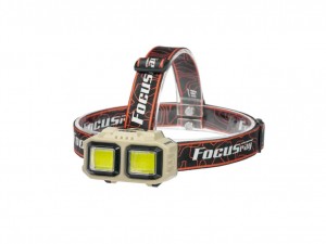 Фонарь налобный аккумуляторный, сенсор Focusray 1330 арт. 890491 - фото 1