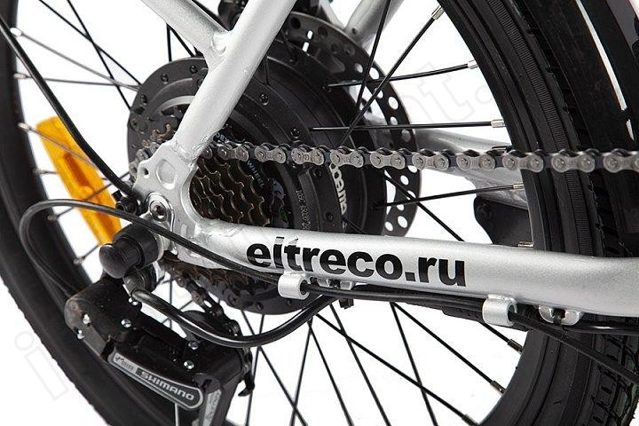 Велогибрид серебристый Eltreco Volteco Flex   022304-2212 - фото 5