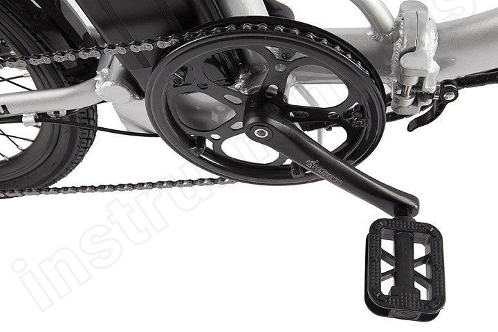 Велогибрид серебристый Eltreco Volteco Flex   022304-2212 - фото 6