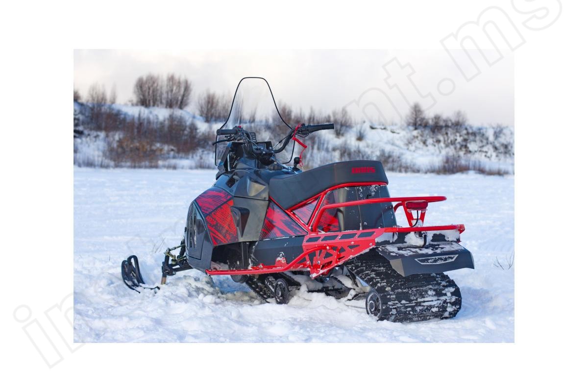 Снегоход IRBIS TUNGUS 500L, красный - фото 4