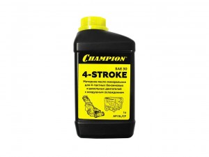 Масло 4-х тактное Champion SAE30 минеральное, 1л арт.952852 - фото 2