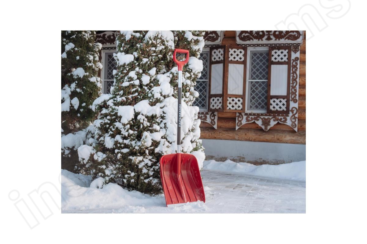 Лопата снеговая 370мм Fachmann, алюминиевый черенок   арт.05.001 - фото 5