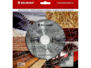 Диск пильный BELMASH 190×1,6/1,4×30/25,4/22,2 36Т - фото 3