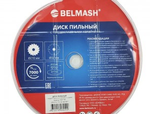 Диск пильный BELMASH 210x2,5/1,5x32/30; 60T - фото 2
