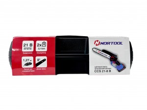 Аккумуляторный сучкорез Nortool CCS 21-8 B в кейсе, 2 АКБ и ЗУ - фото 10