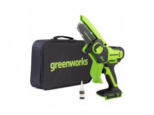 Cучкорез аккумуляторный, без АКБ и ЗУ, 24В, бесщет. дв. Greenworks GD24CSMNX - фото 2
